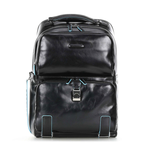 piquadro blue square laptop backpack black ca4894b2 n 31