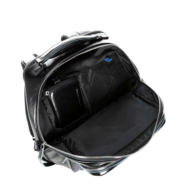 piquadro blue square laptop backpack black ca4894b2 n 37