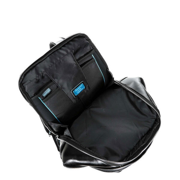 piquadro blue square laptop backpack black ca4894b2 n 38