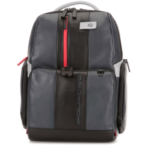 piquadro urban laptop backpack black grey ca4532ub00 grn 31