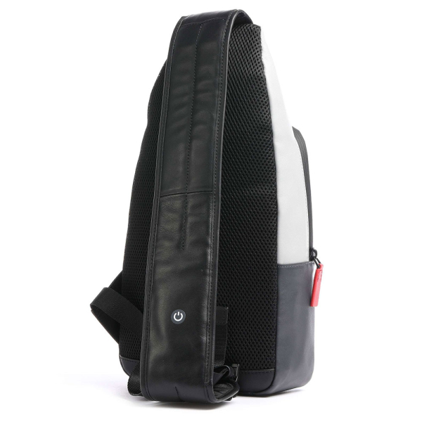 piquadro urban led sling bag grey ca4536ub00l grn 33